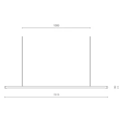 Pendelleuchten^Wästberg w181 Linier LED Pendelleuchte