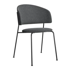 OUT Objekte unserer Tage Wagner Dining Chair gepolstert Gestell schwarz| Stühle