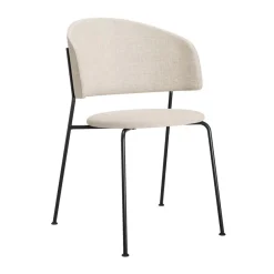 OUT Objekte unserer Tage Wagner Dining Chair gepolstert Gestell schwarz| Stühle