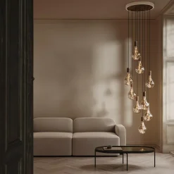 Pendelleuchten^Tala Walnut Nine Pendant with Voronoi II Pendelleuchte