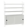 Regale^String Wandregal mit Schrank 78x100x20cm