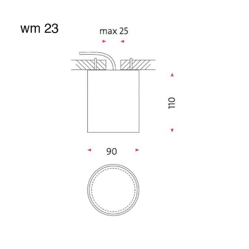 Mawa Design Warnemünde 23 LED Deckenleuchte| Badezimmerleuchten