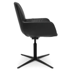 Bürostühle^Wagner W-Club Sessel Leder Vierfußgestell