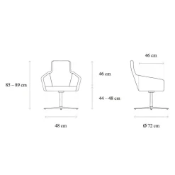 Wagner W-Cube 1 Loungesessel Leder| Sessel