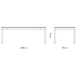 Esstische^OUT Objekte unserer Tage Wedekind Large Esstisch 200x92x74cm