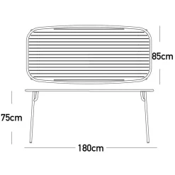 Gartentische^Petite Friture Week-End Gartentisch 85x180cm