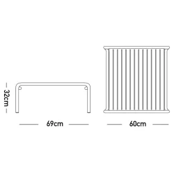 Petite Friture Week-End Outdoor Couchtisch| Garten-Beistelltische