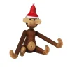 Figuren^Kay Bojesen Denmark Weihnachtsgeschenkset Affe klein mit Mütze