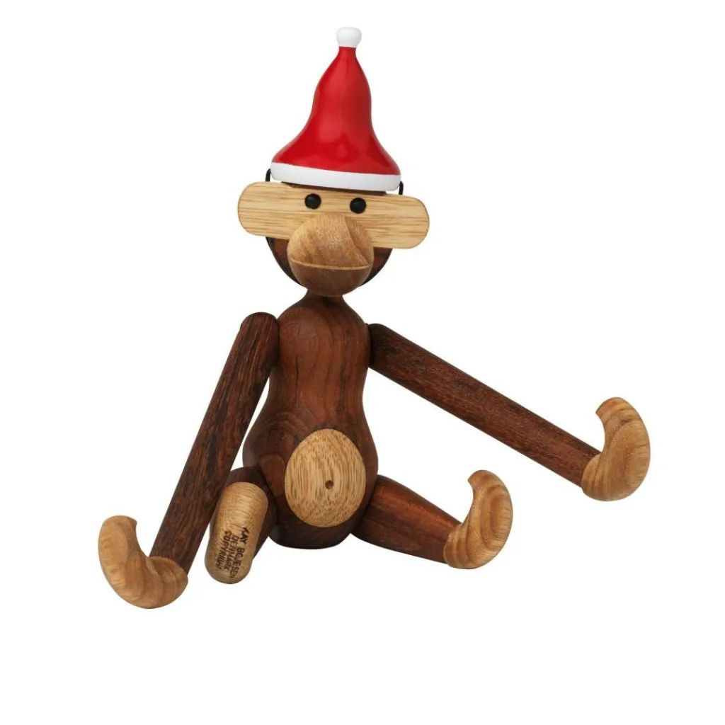 Figuren^Kay Bojesen Denmark Weihnachtsgeschenkset Affe klein mit Mütze