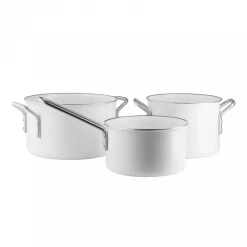 Pfannen & Töpfe^Eva Solo White Line Topfset 3tlg.