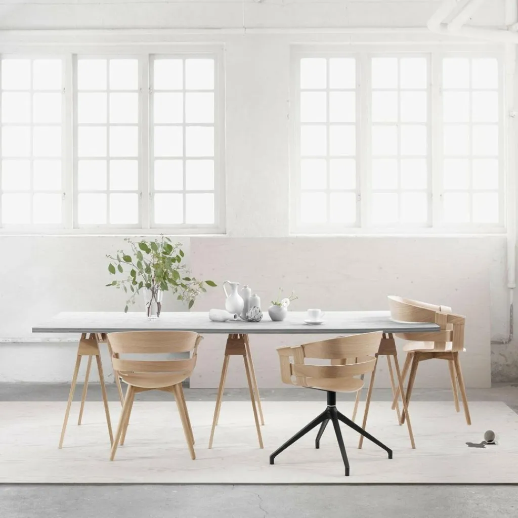 Stühle^Design House Stockholm Wick Armlehnstuhl Gestell Holz