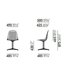 Stühle^Vitra Wire Chair DKL Stuhl