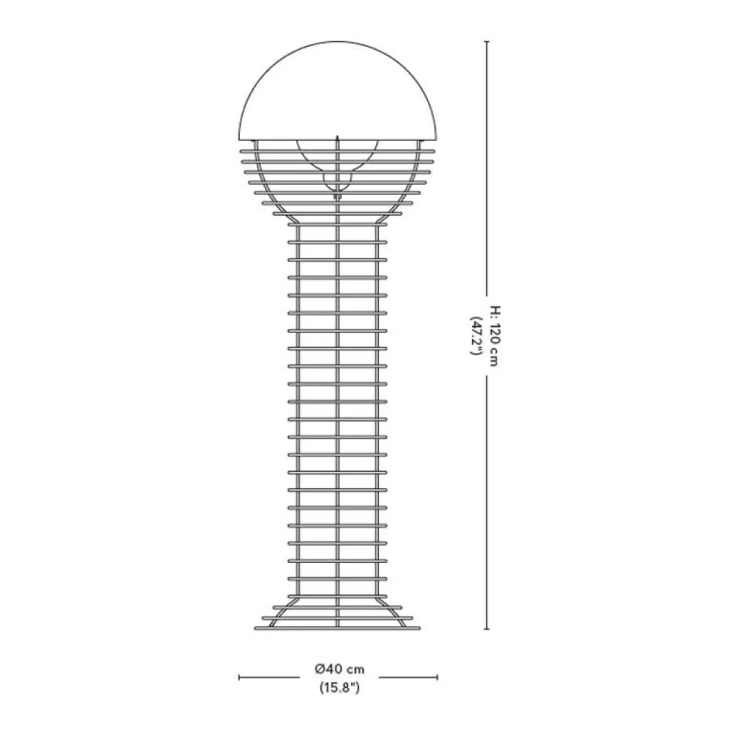 Verpan Wire Stehleuchte| Stehleuchten