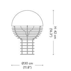 Verpan Wire Tischleuchte Ø 30cm| Tischleuchten|Nachttischleuchten