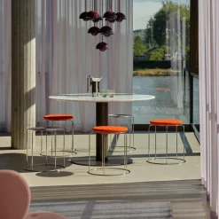 Hocker^&Tradition Wire VP11 Hocker mit Sitzauflage