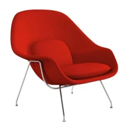 Sessel^Knoll International Womb Chair Relax Gestell verchromt