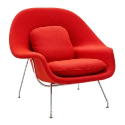Sessel^Knoll International Womb Chair Relax Gestell verchromt
