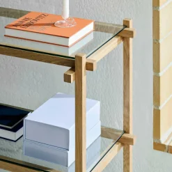 HAY Woody Column Regal Glas niedrig| Regale