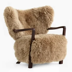 &Tradition Wulff ATD2 Lounge Chair Gestell Walnuss| Sessel