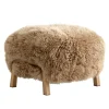 Hocker^&Tradition Wulff ATD3 Pouf Gestell Eiche