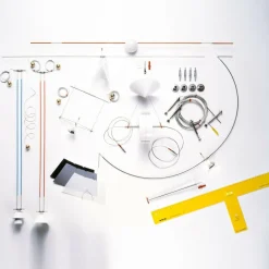 Pendelleuchten^Ingo Maurer YaYaHo Set A Lichtsystem mit 1 Spiegel