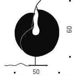 Ingo Maurer Yoruba Rose LED Tischleuchte| Tischleuchten
