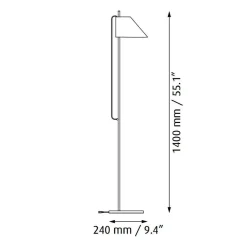 Stehleuchten^Louis Poulsen Yuh LED Stehleuchte Messing