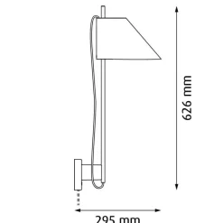 Wandleuchten^Louis Poulsen Yuh LED Wandleuchte Messing
