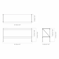 Regalsysteme^Audo Zet Storing System Regal H 70cm