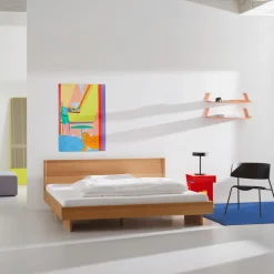 Betten^OUT Objekte unserer Tage Zians Medium Doppelbett 160x200cm mit Kopfteil