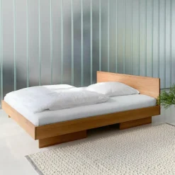 Betten^OUT Objekte unserer Tage Zians Medium Doppelbett 160x200cm mit Kopfteil