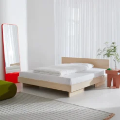 Betten^OUT Objekte unserer Tage Zians XLarge Doppelbett 200x200cm mit Kopfteil