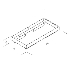 OUT Objekte unserer Tage Zians XSmall Einzelbett 90x200cm| Betten